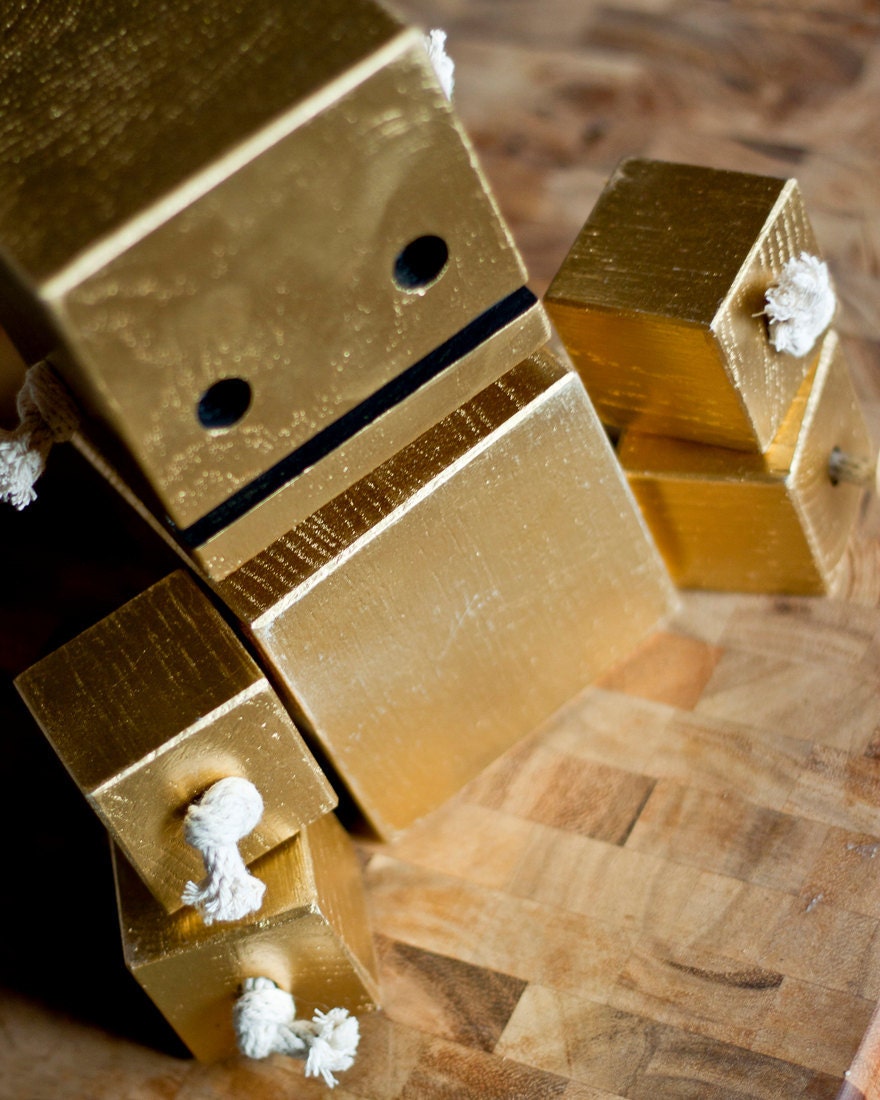 Goldieblocks- Limited Edition Toy from Reclaimed Wood