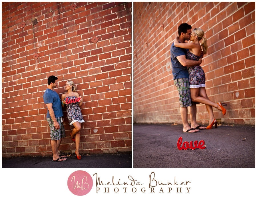 love handmade wood sign - Engagement Wedding - wall decoration for vintage or modern decor