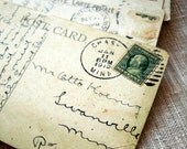 flirty - vintage postcards from 1908 to 1910 - set of 4