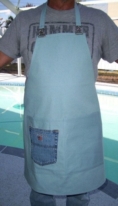 Upcycle-Recycle OOAK Denim Apron
