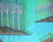 SALE---Everything is humming  (Original Painting) 95x75x5cm