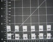 100 Woven Size Tags - MIXED LOT - You choose 100 tags from sizes 3m 6m 9m 12m 18m 2t 3t 4t 5 6 6x 8