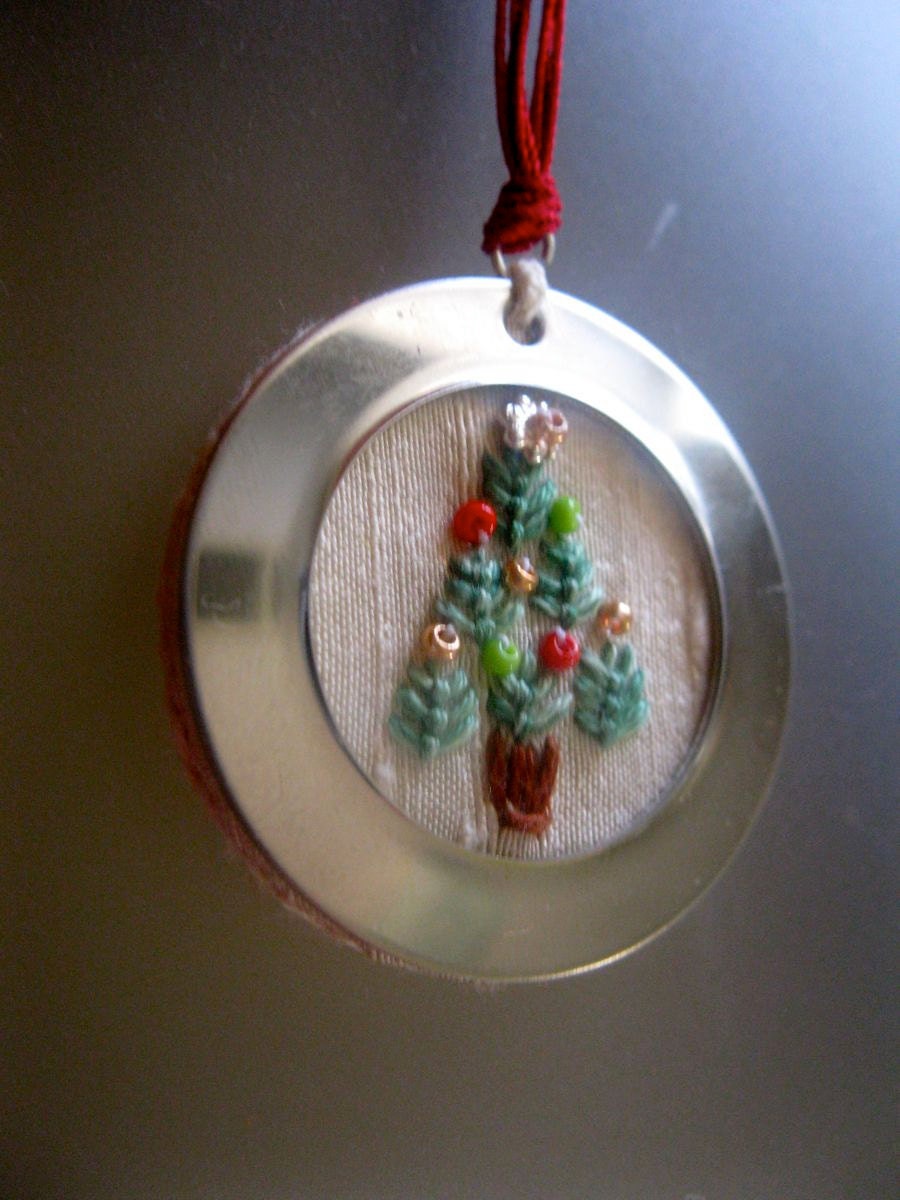 Chrismas tree pendant necklace Holiday Jewelry