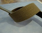 One Yard Olive Cotton Webbing
