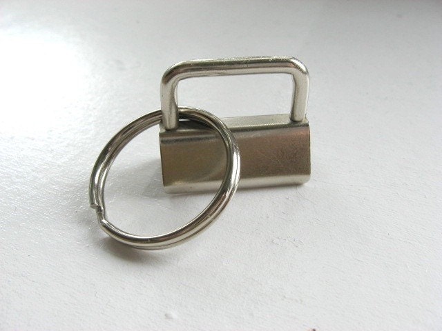 Key Fob Hardware ONE INCH Sets For Wristlets 100 2Pc Sets