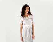 White Embroidered Dress
