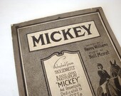 Vintage Piano Sheet Music - Mickey - 1919
