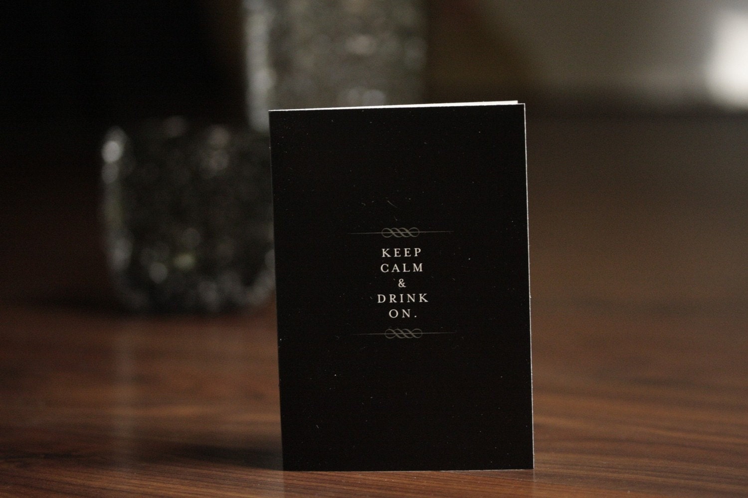 Keep Calm & Drink On Note Card Set