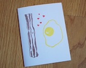 Bacon Loves Egg Notecard Set