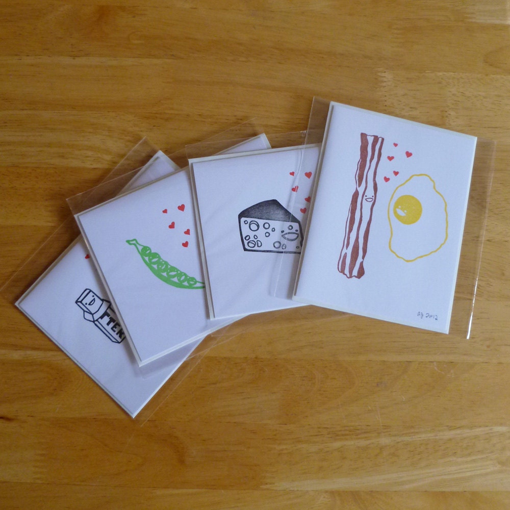 Foody Love Notecard Set