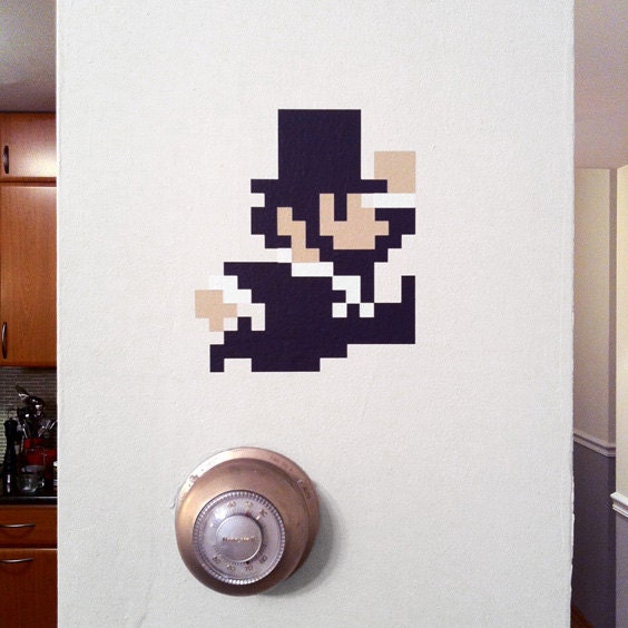 Mario-style President Lincoln Wall Decal