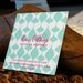 one-sided solid ikat calling cards - set (50)