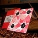 pink poppies double sided calling card set (50)