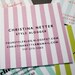 one-sided stripe calling card set (50)