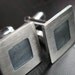 Square Silver and Resin Cuff Links