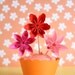 12 Cupcake Toppers Millalove's Paper Flowers