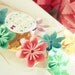 12 Flower Cupcake Toppers ' Spring Celebration '