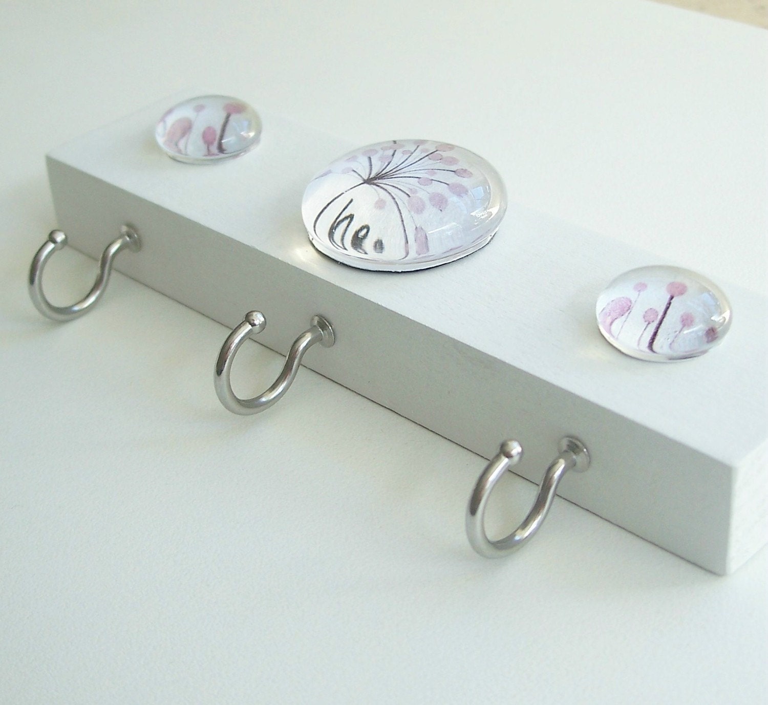 Stainless Steel Cup Hook - UPGRADE for Key or Jewelry Rack