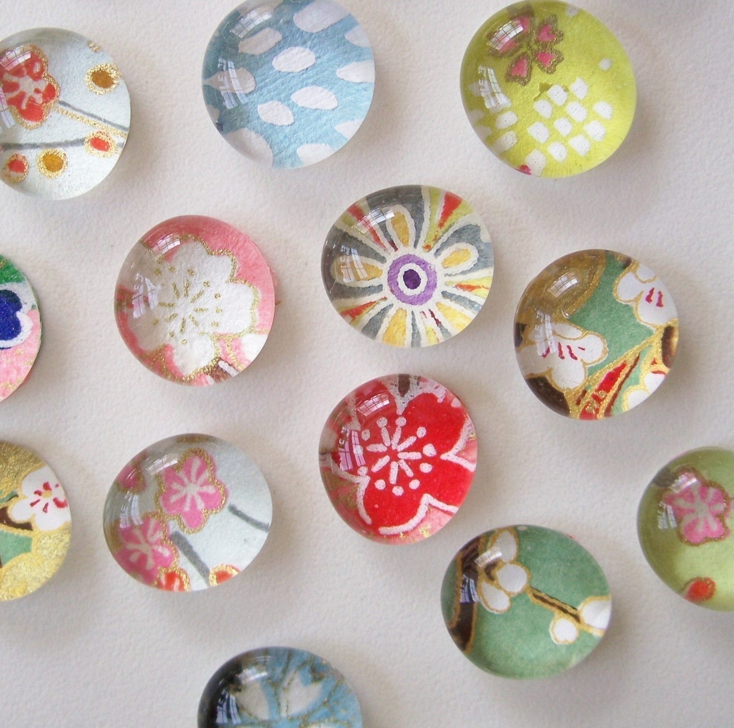 Mixed Bag- set of 8 Glass Magnets