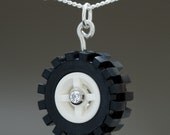 small tire LEGO pendant