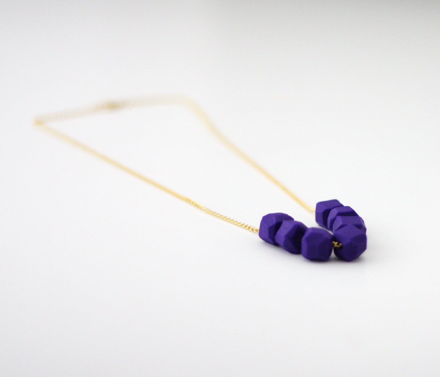 purple beaded necklace