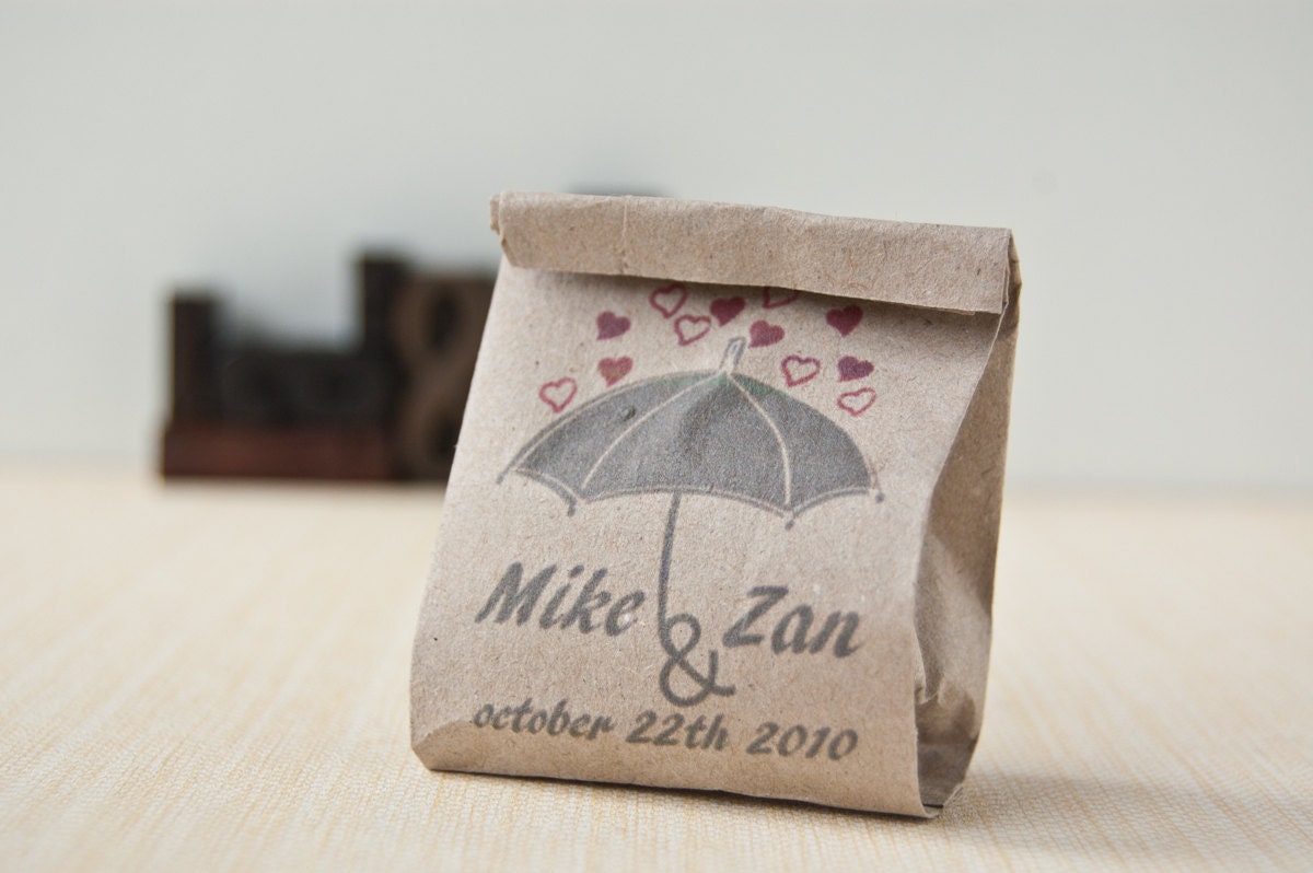 Wedding Mini Lunch Paper Bags - set of 30
