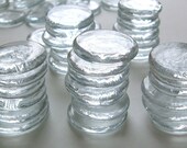 1.25'' Clear Flat Glass Discs - 40 pieces