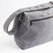 Vegan Messenger Feminine Laptop Bag Waxed Canvas in Charcoal