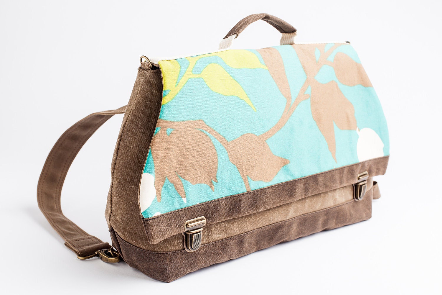 Floral+canvas+backpacks+for+women