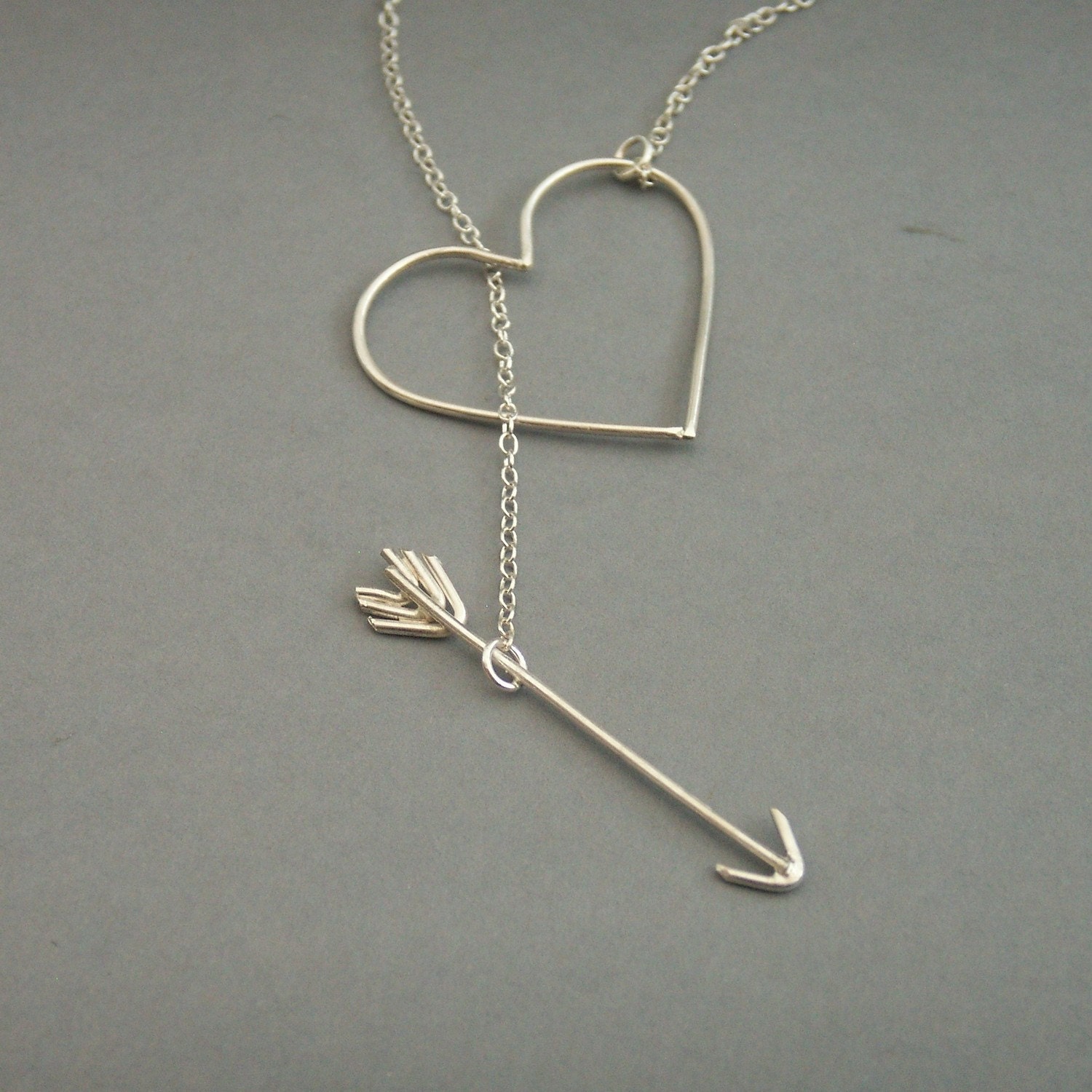 Heart and Arrow Necklace