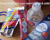 Custom Sport Snack Printable - Basketball Set