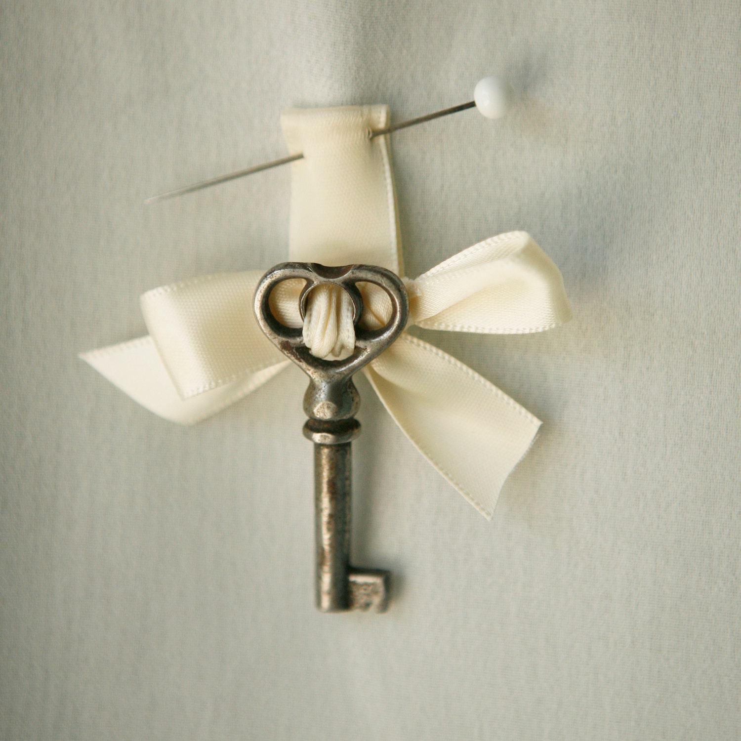 key to my heart - boutonniere