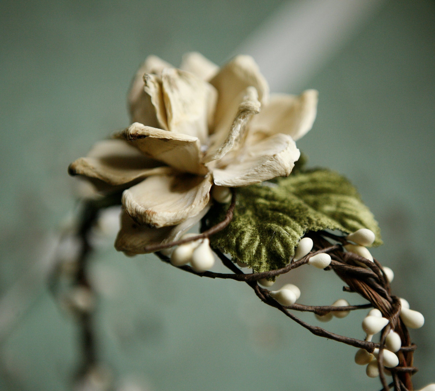 woodland hair crown 'wind song'