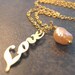 simple love pendant
