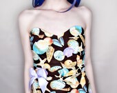 SALE SALE Sea Shells heart shaped Over lap dress xs s m l xl xxl