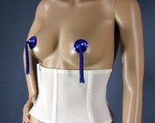 SALE 60s White Adonna Boned Waist Cincher, 28 - Vintage Lingerie