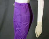 SALE 60s Hand Dyed Plum Nylon Formfit Rogers Pettipants Shorts, Small - Vintage Lingerie