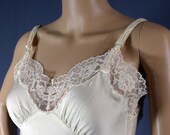 SALE 50s Pure Silk Full Slip Dress, 32 - Vintage Lingerie