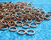 100 4mm Antique Copper Jumprings....(BF-JR-10040-AC), jump ring, wholesale, bulk, lead and nickel free