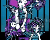 Charmed Magical Sister Fairy Portrait Signed 13 X 19 inch Print