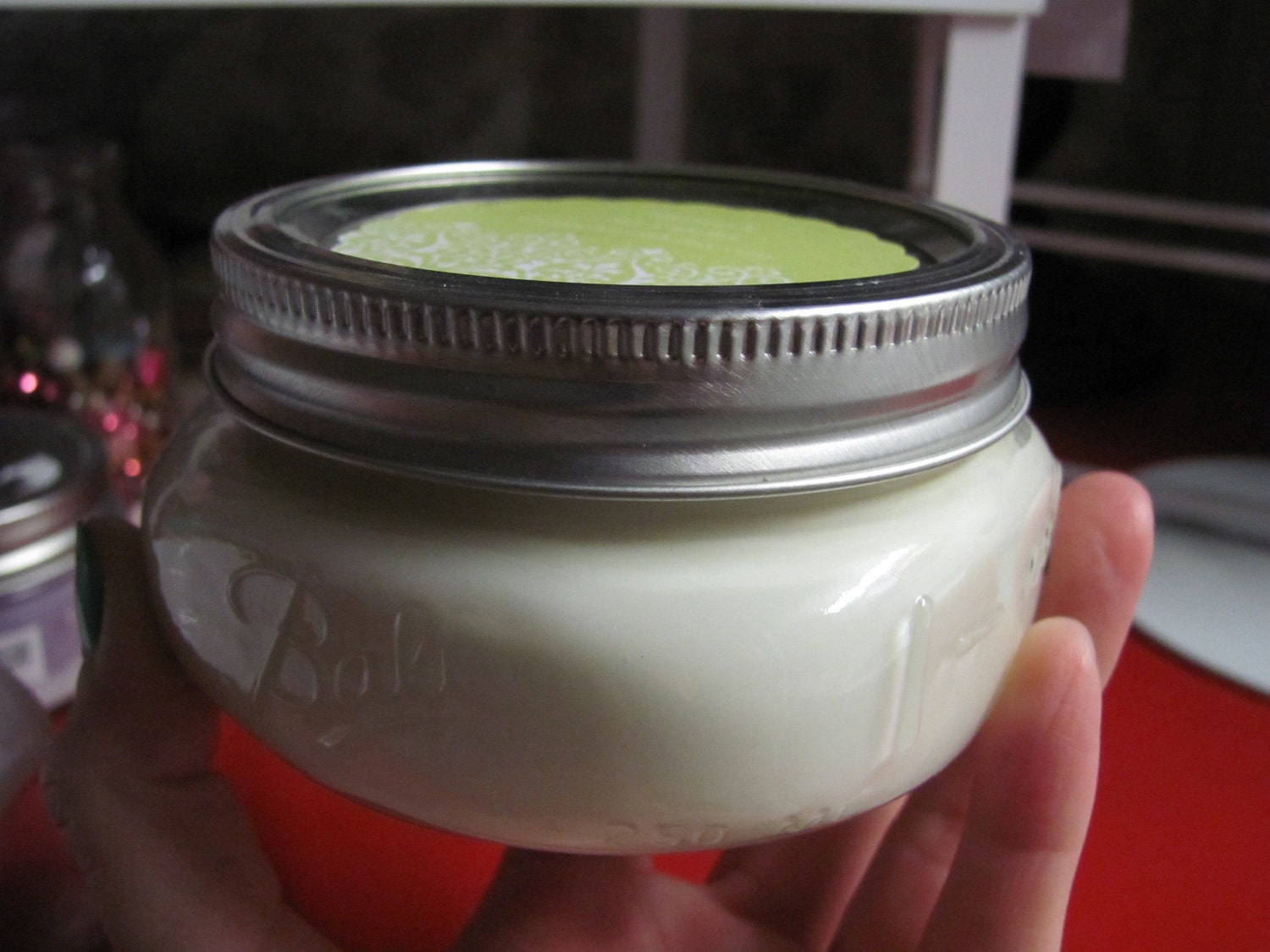 Lavender Soy Candle Widemouth Ball Mason Jar