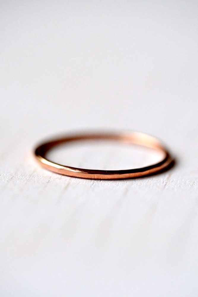 14kt Rose Gold Slender Stacking Ring