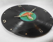 HEART Dreamboat Annie - Recycled Record Clock