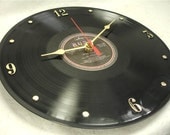 RUSH Exit Stage Left - Recycled Vinyl Record  Wall Clock