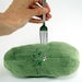 Plush Pickle Toy green eyes