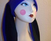 New Purple Bunny Rabbit Ears Fleece Hat Beanie Anime Cosplay Winter Hat