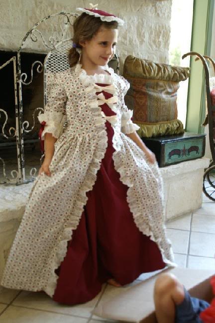 Girls Colonial Dress