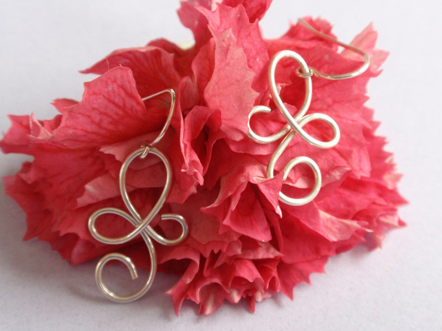 Silver Wire Work Earrings