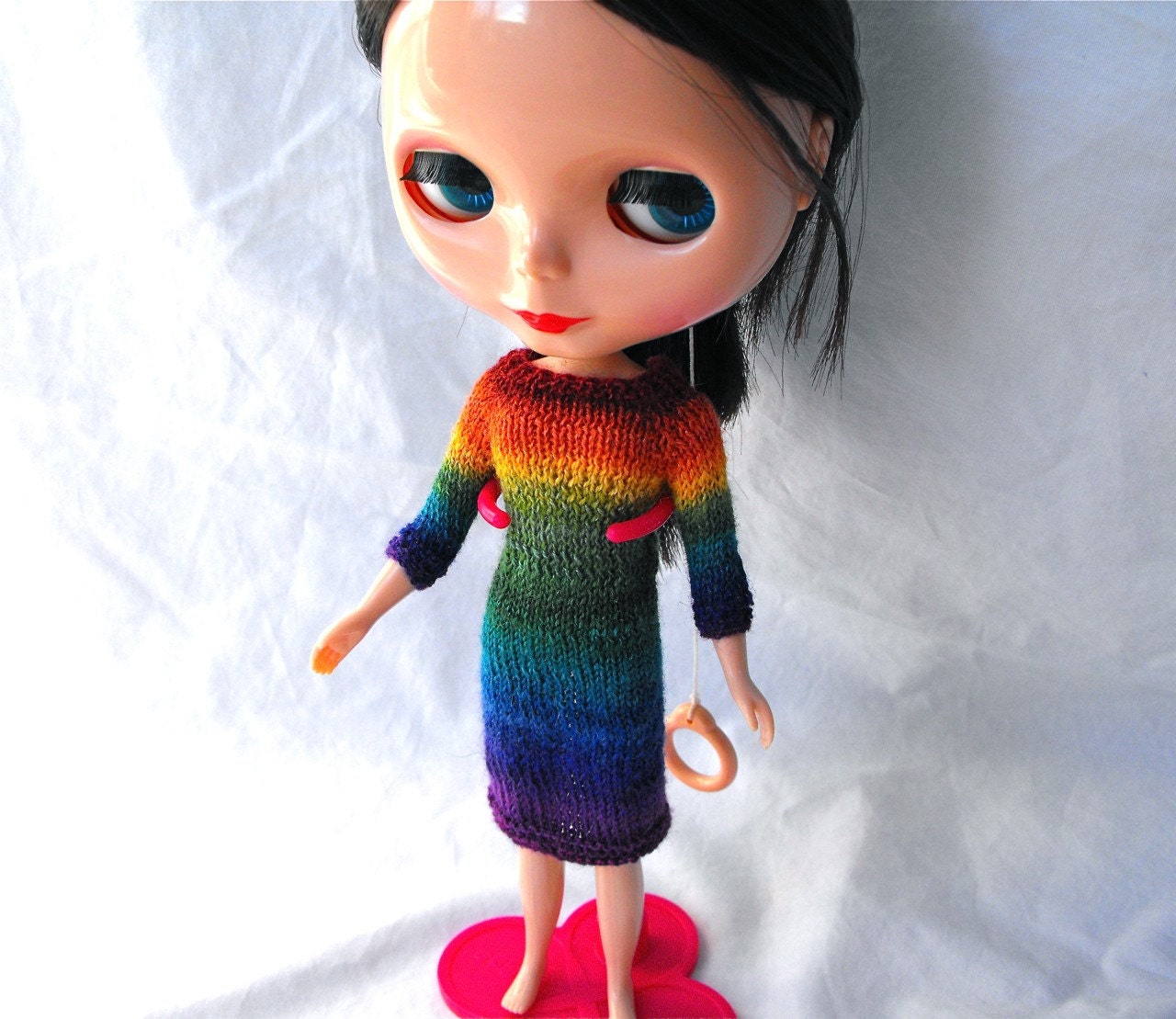Blythe Raglan Sweater Dress Knitting Pattern PDF Knit Cardigan