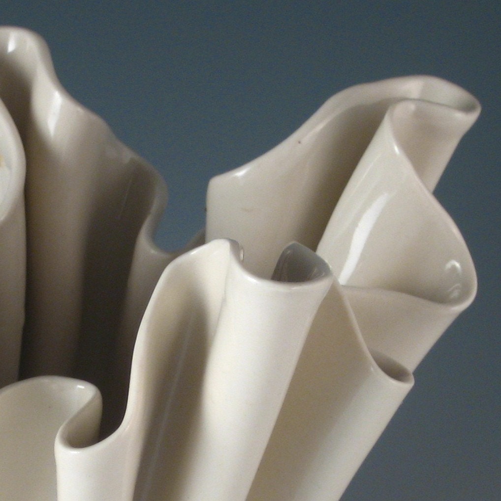 Folded Porcelain Vase, Elegant and Easy Wedding Gift